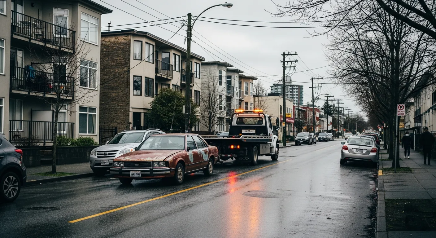 Junk car removal near Commercial Drive Vancouver