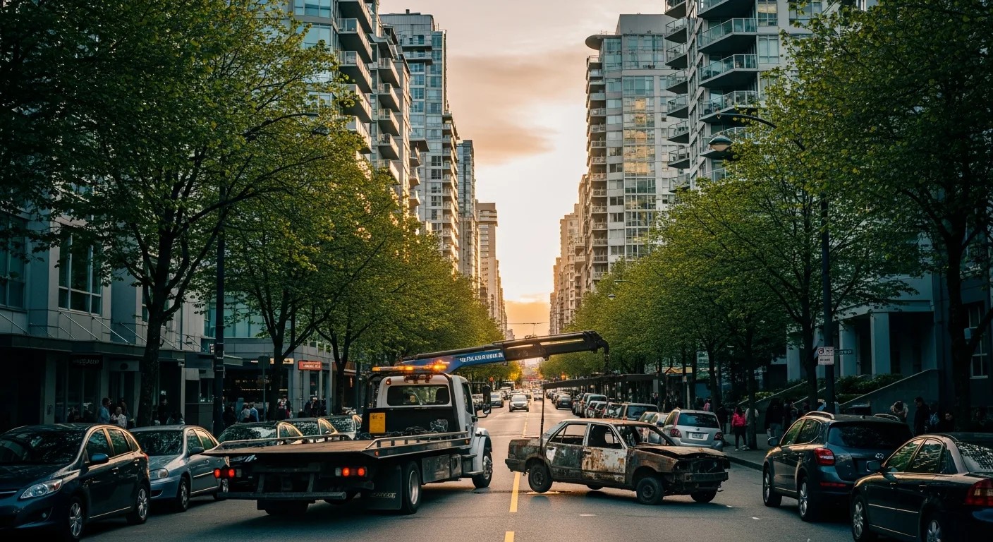Scrap car removal in the West End Vancouver